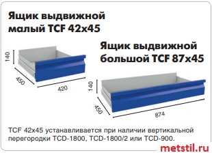 ящики выдвижные инструментальные